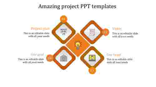 project ppt templates-Amazing project PPT templates-4-orange